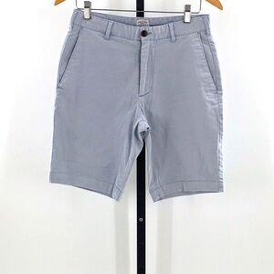 Faherty Mens Shorts Chino Stretch Blue 9.5" Inseam Size 28